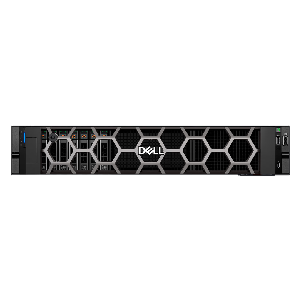 DELL R760XS Silver 1x4410Y - 32GB - 2x960SSD - 5720 2x1GB-T,5720 4x1GB-T,2x1100WT,H755